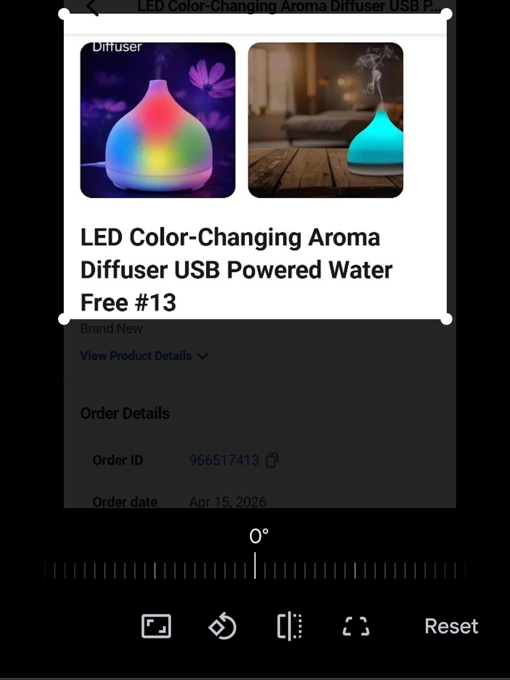 LED Color-Changing Aroma Diffuser - Multi-Color